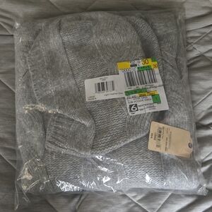 St. John's Bay Light Heather Gray Cowl Turtleneck Sweater